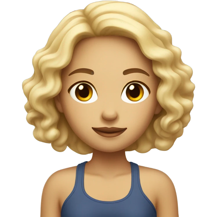 light skin girl laying on the beach emoji