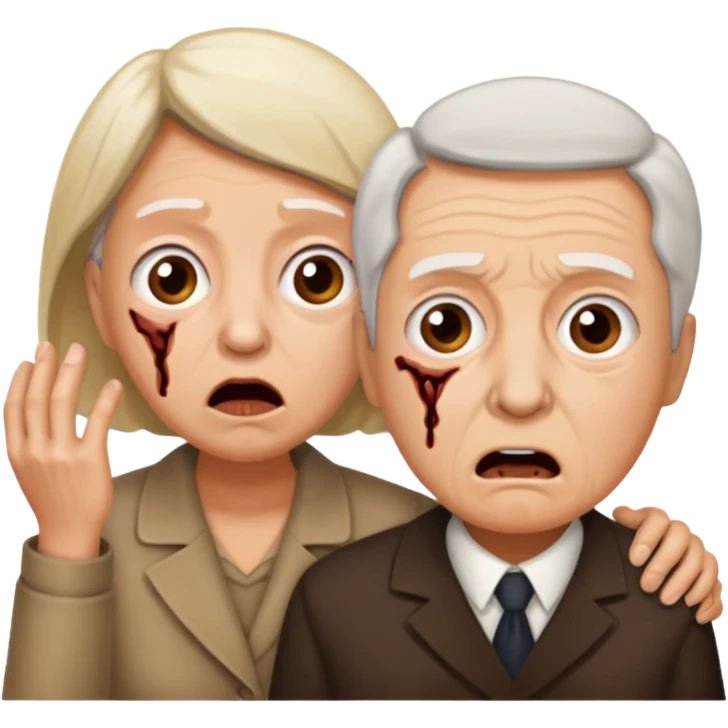 oma die vermoord wordt door opa emoji