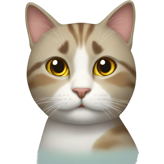 Cat in wellness emoji