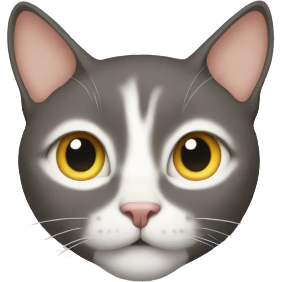 a cat with no eyes  emoji