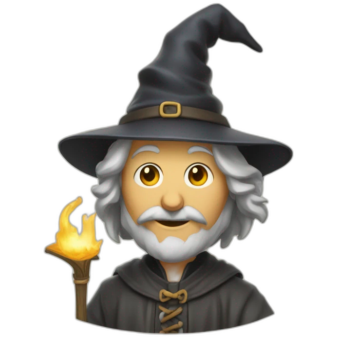 Sorcière sur un balai emoji