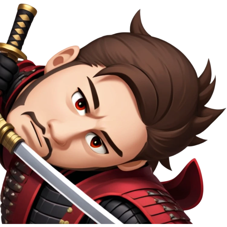Fierce Samurai emoji