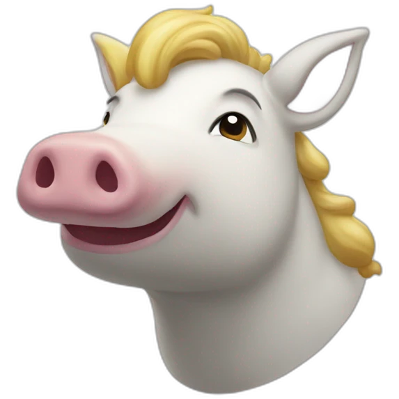 Porc licorne emoji