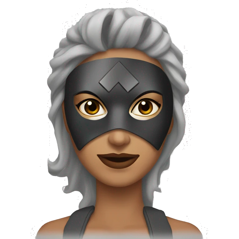 Super woma mask emoji