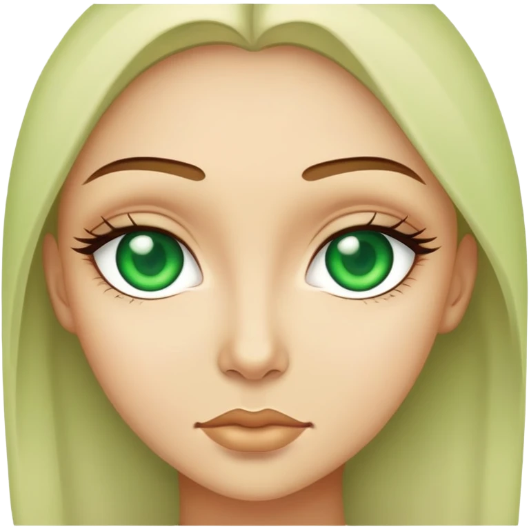 green eyes emoji
