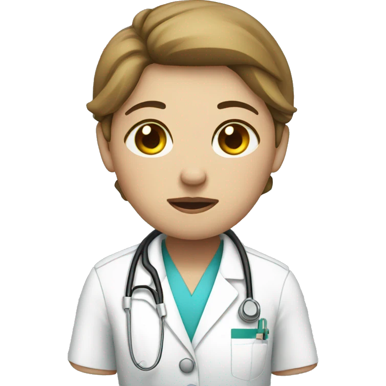 Tired nurse emoji