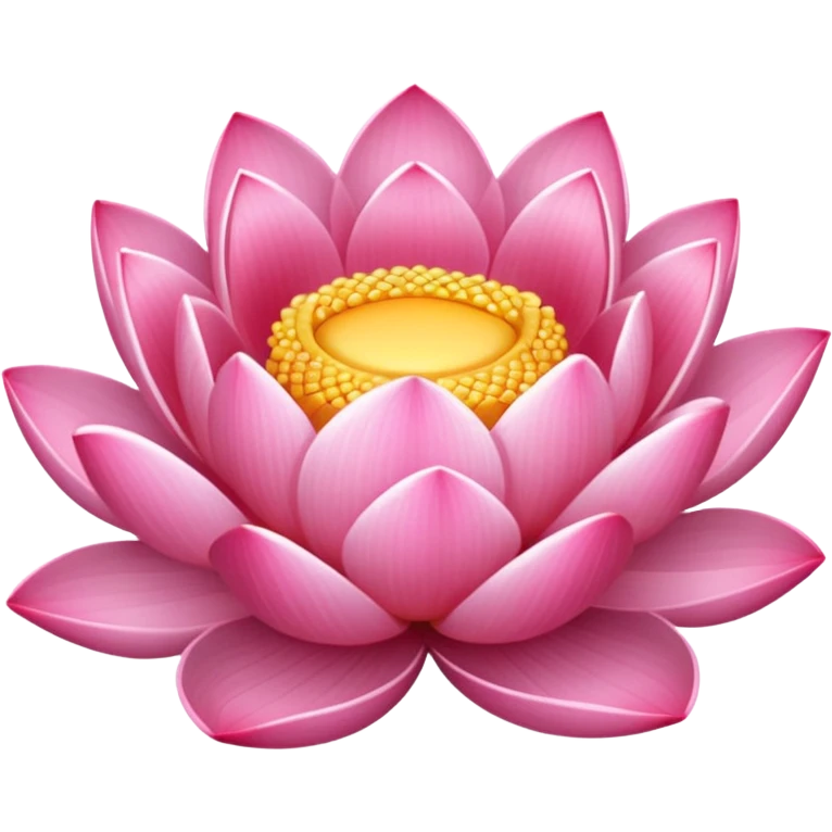 Pink lotus emoji