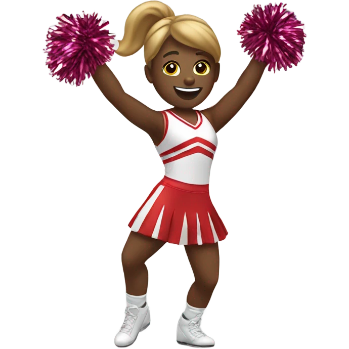 cheerleader dancing emoji