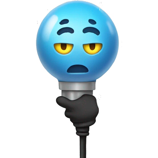 emoji holding electricity emoji