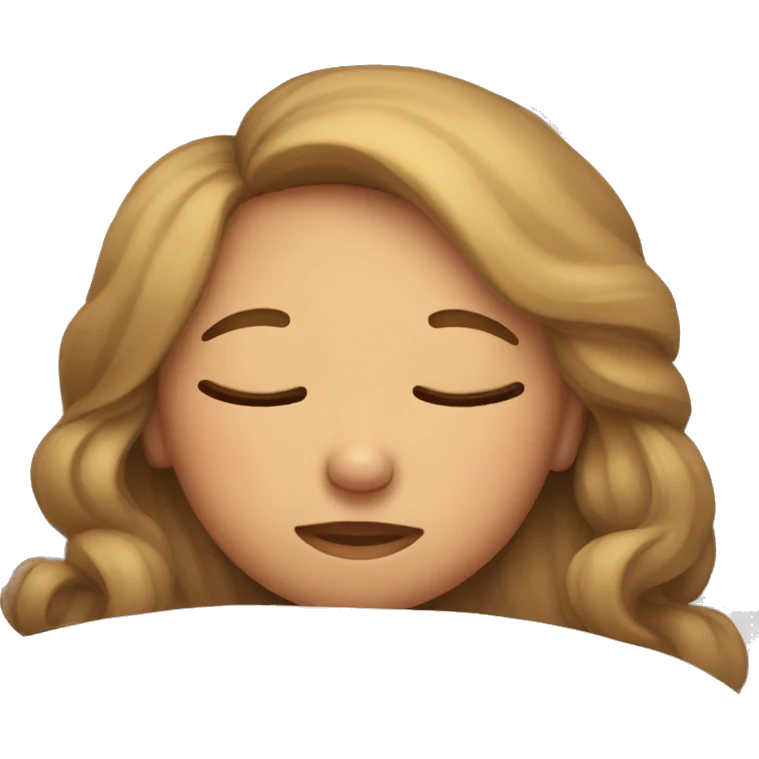 sleeping girl  emoji