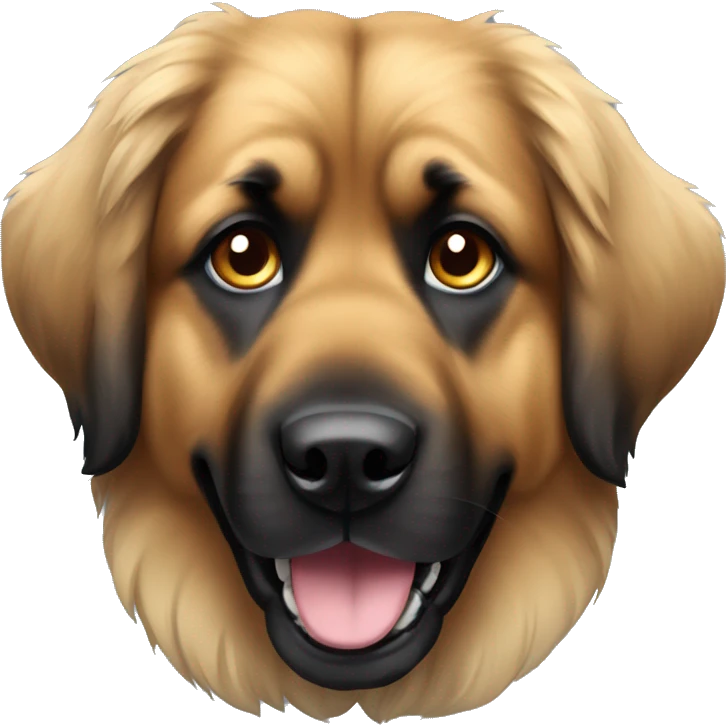 a leonberger dog  emoji