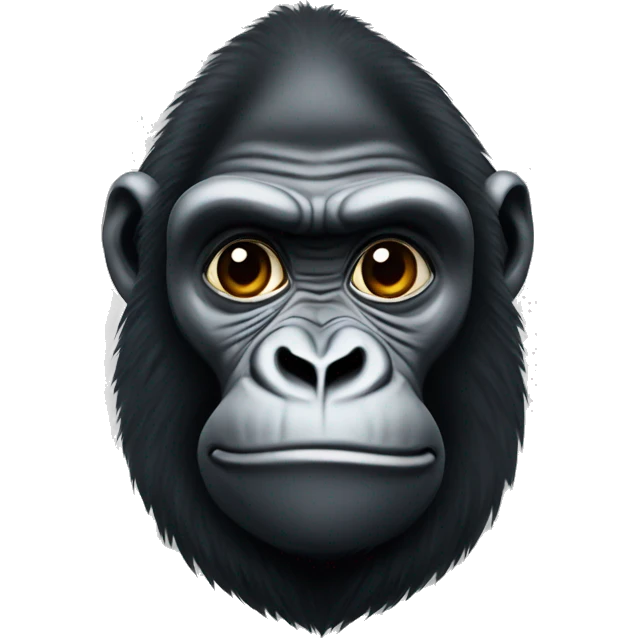 A gorilla wearing a sambaro emoji