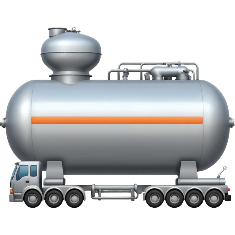 side view of a natural gas tanker emoji