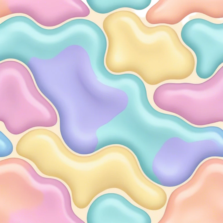 melted pastel paint colors pattern  emoji
