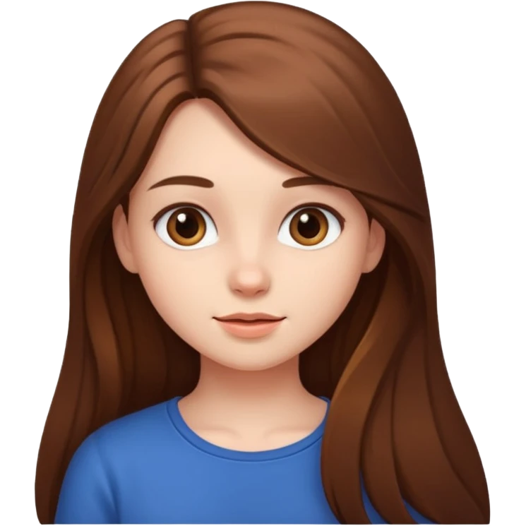 Cute girl emoji