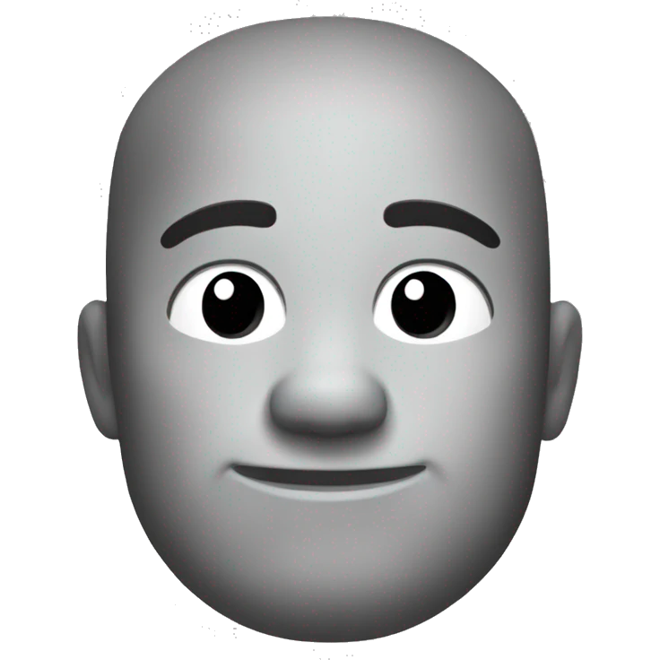 github slightly side view emoji