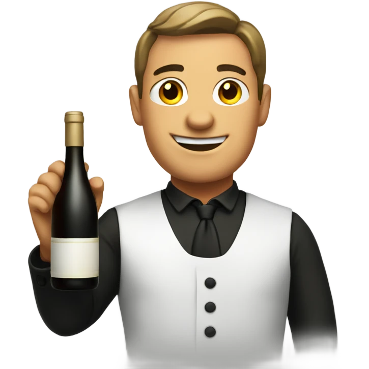 Wine waiter emoji