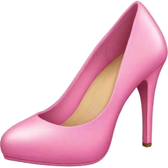 realistic pink heels emoji