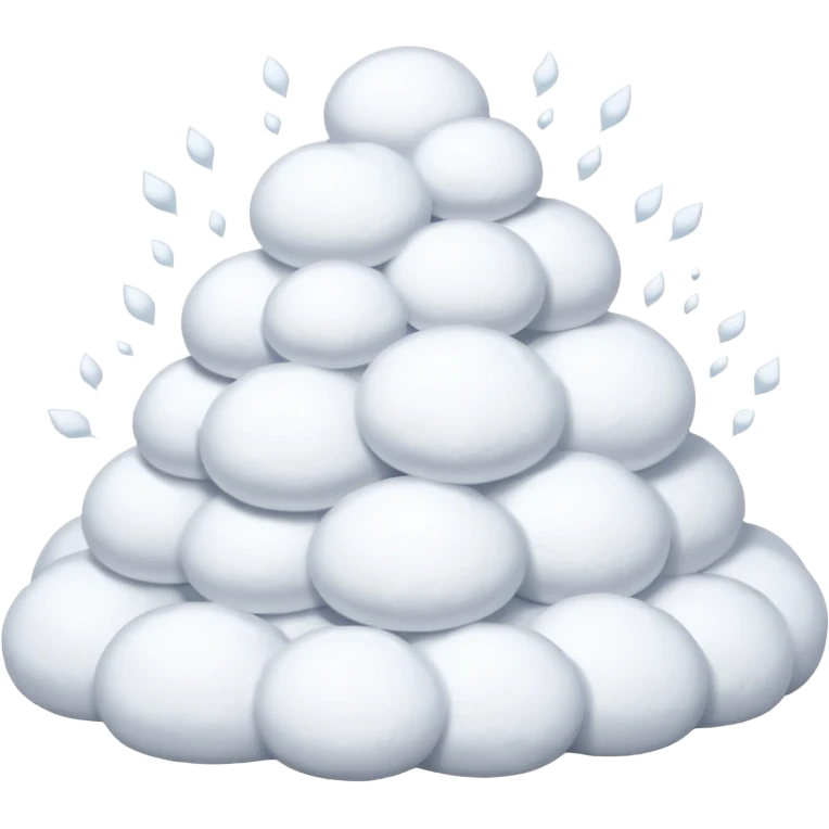  snow accumulate emoji