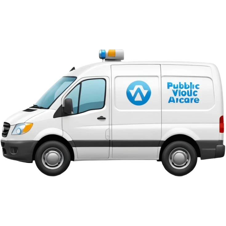 a van with Publicare Logo emoji