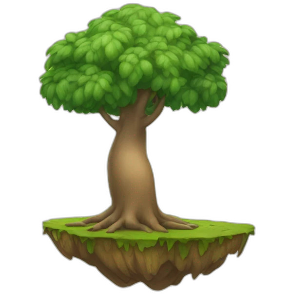 Pipi derrière un arbre emoji