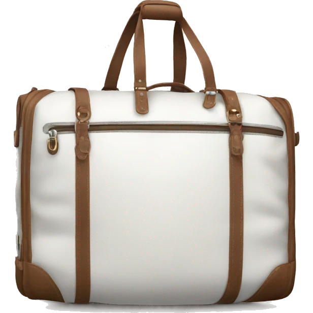 Travel bag white emoji