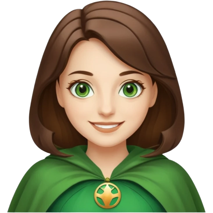 female hero for sustainability emoji