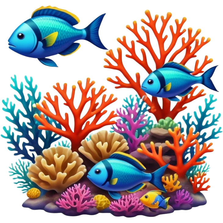 Hawaiian Tropical reef emoji