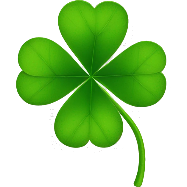 four leaf clover emoji