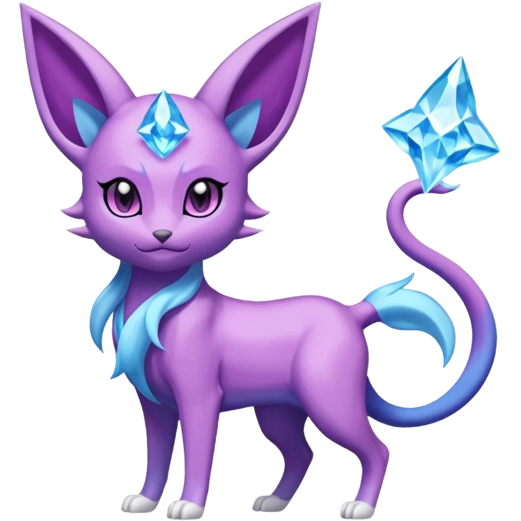 Espeon-Suicune-Amaura-fusion emoji