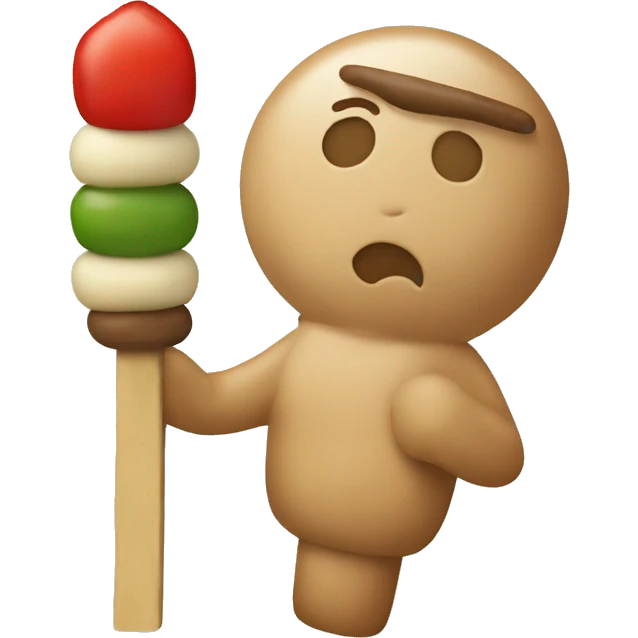 A kokorec skewer  emoji