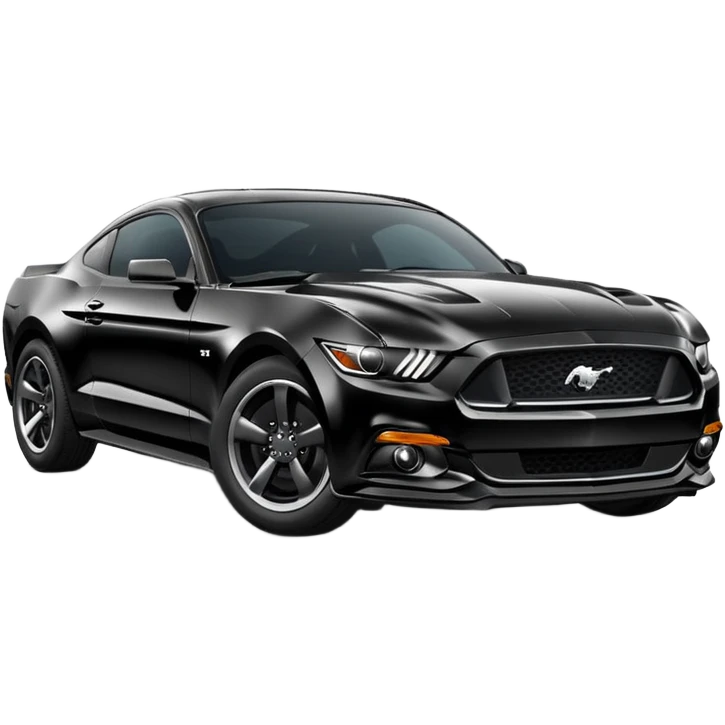 black mustang  emoji