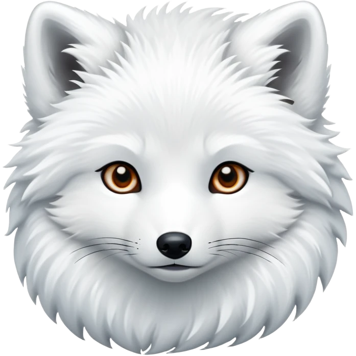 Arctic fox emoji