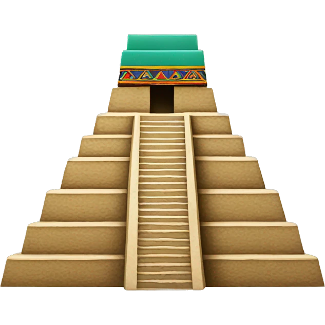 Pirámide maya emoji