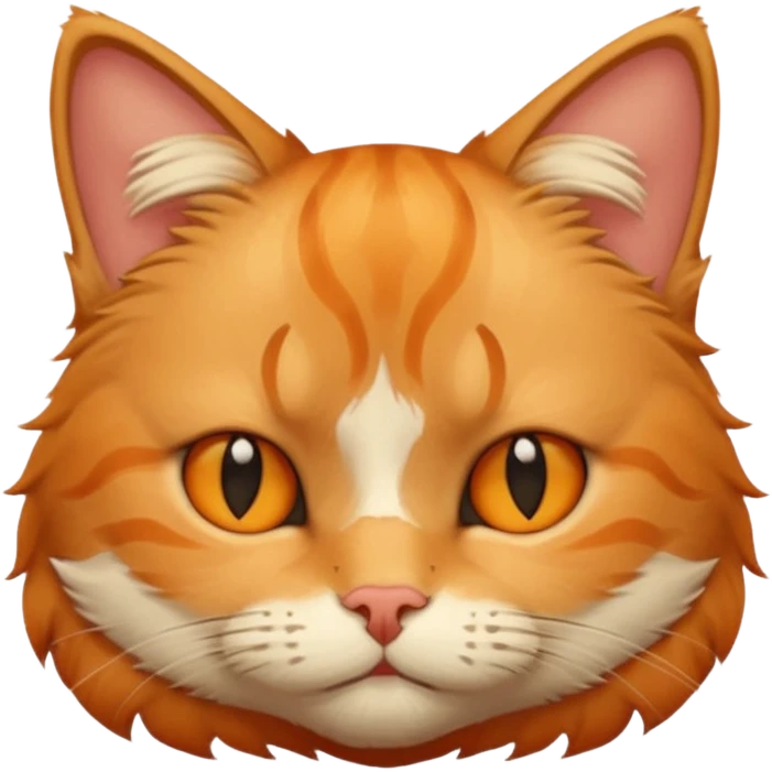 a tired cat emoji