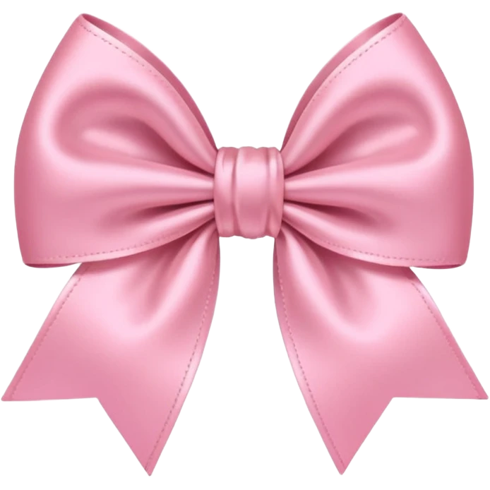 Laço rosa coquete emoji