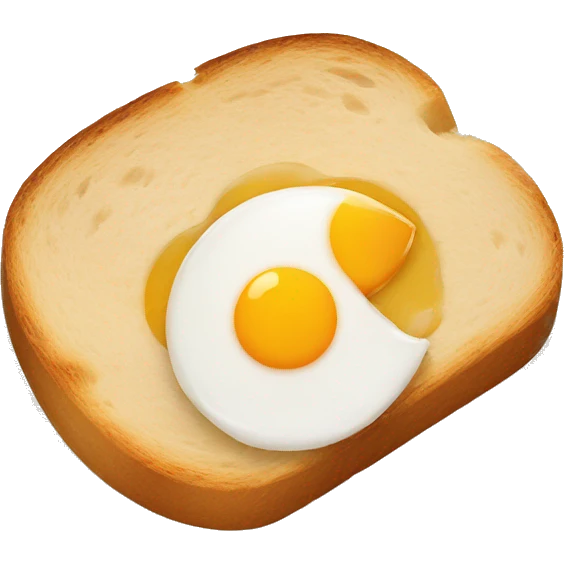 egg on bread emoji