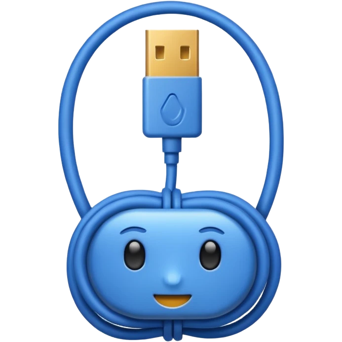 blue cable emoji