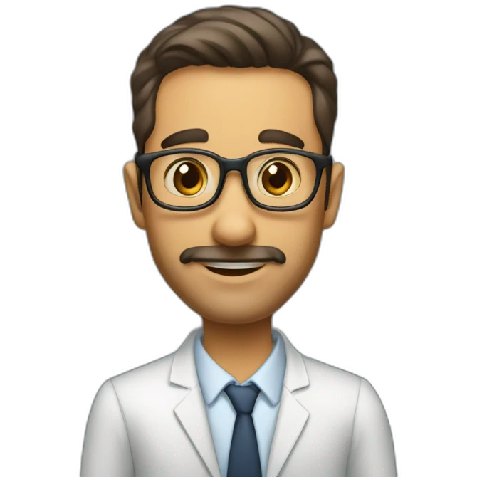 Professeur des écoles devant un tableau emoji