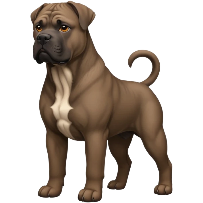 Cane corso marron emoji