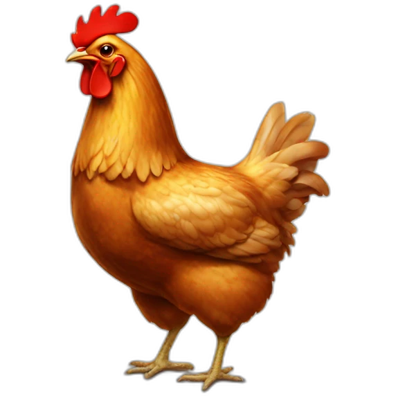 Chicken with coke emoji