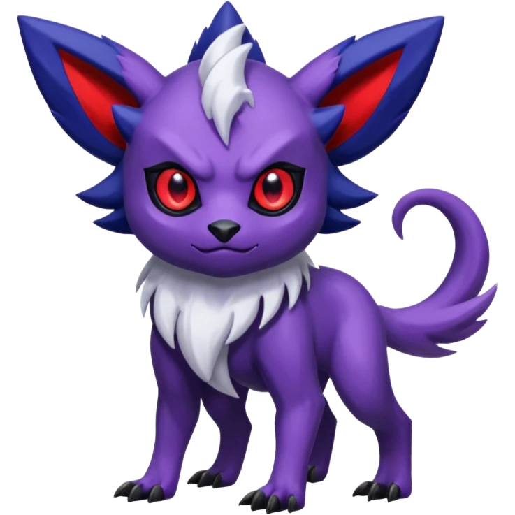 Sableye-Absol-Purloin-hybrid-fusion (full body) emoji
