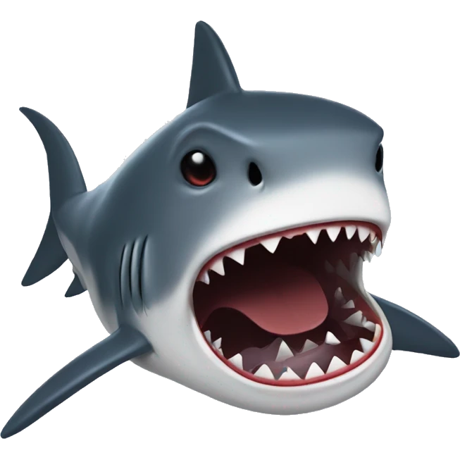 Emo shark emoji