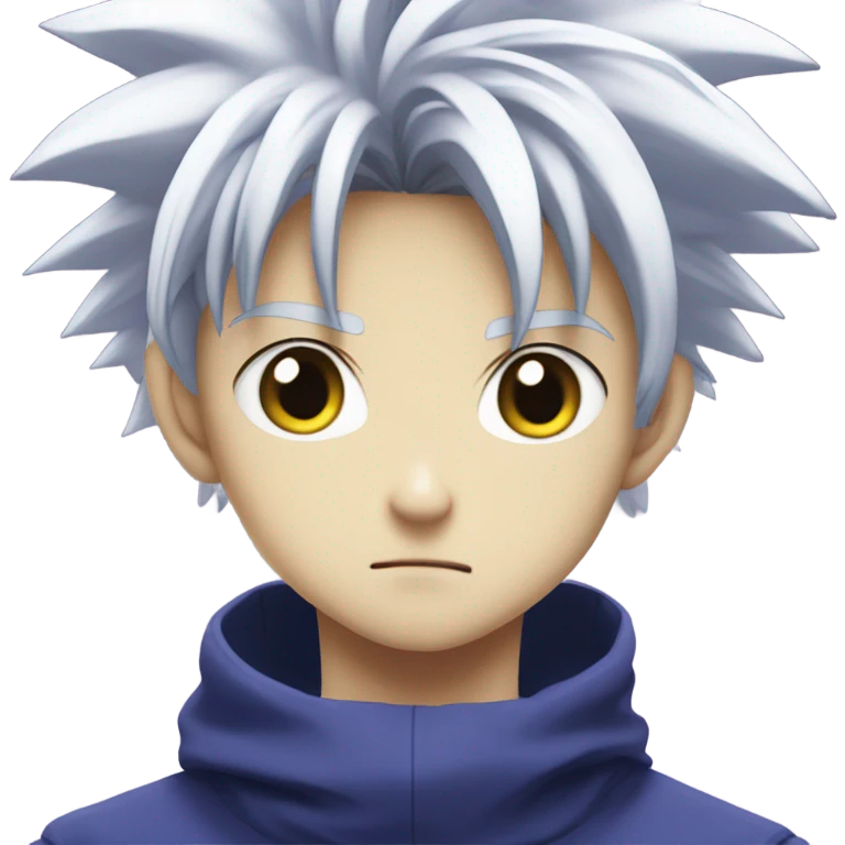 killua hxh hard thinking about trivia question emoji