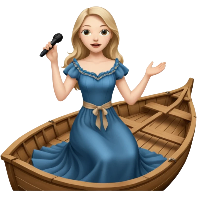 amanda seyfried singing on a boat emoji