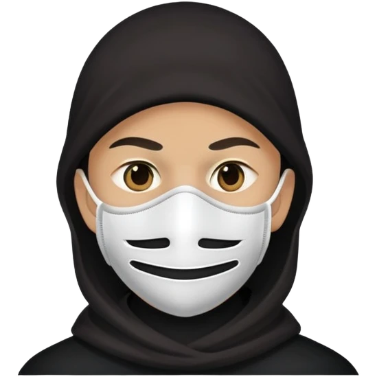 Robber in mask emoji