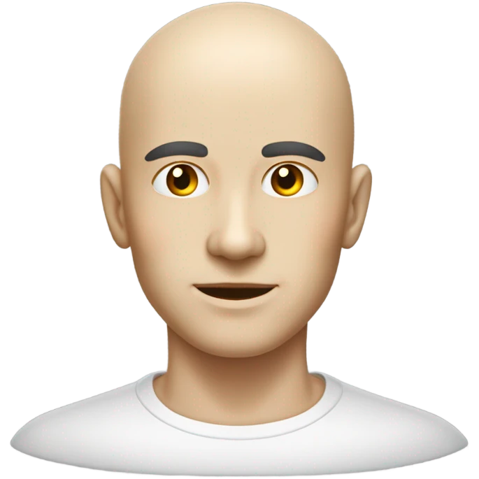 Bald  emoji