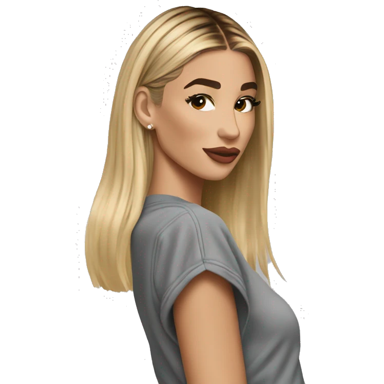 Hailey Bieber emoji