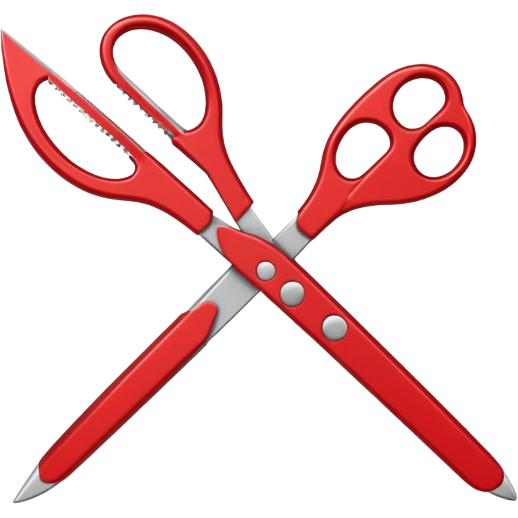 Red scisspr emoji