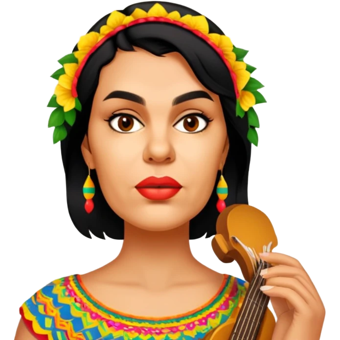 Vibrant Festival Singer emoji